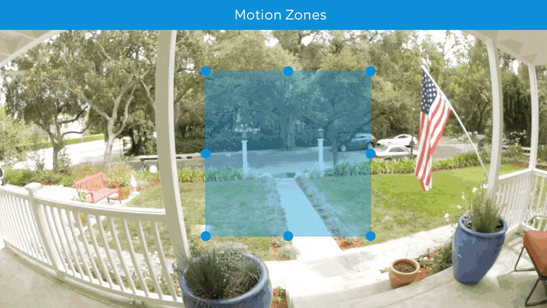 Ring Video Doorbell - Motion zones